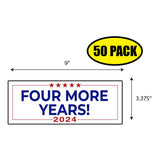 Trump Four More Years 2024 Sticker