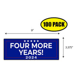 Trump Four More Years 2024 Sticker
