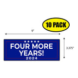 Trump Four More Years 2024 Sticker