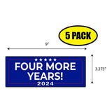 Trump Four More Years 2024 Sticker