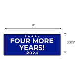 Trump Four More Years 2024 Sticker