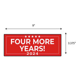 Trump Four More Years 2024 Sticker