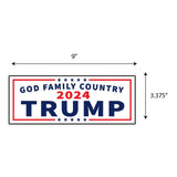 Trump God Family Country 2024 Sticker