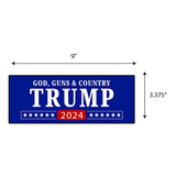 Trump God Guns & Country 2024 Sticker