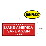 Trump Make America Safe Sticker