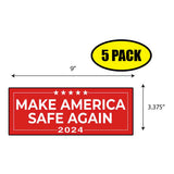 Trump Make America Safe Sticker