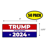 Trump No More Bull Shit 2024 Sticker