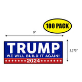 Trump We Will Build It 2024 Sticker