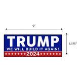 Trump We Will Build It 2024 Sticker