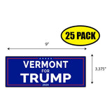 Vermont For Trump Sticker