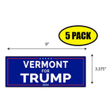 Vermont For Trump Sticker