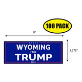 Wyoming For Trump Sticker