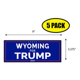 Wyoming For Trump Sticker
