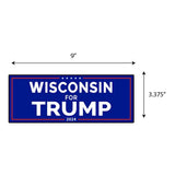 Wisconsin For Trump Sticker