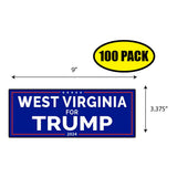 West Virginia for Trump Sticker