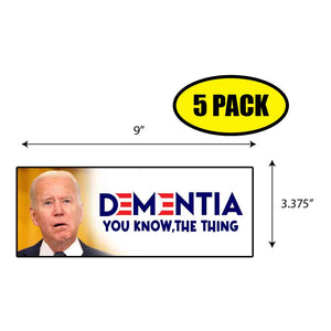 Biden Dementia Sticker