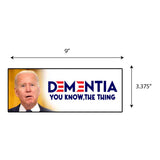 Biden Dementia Sticker