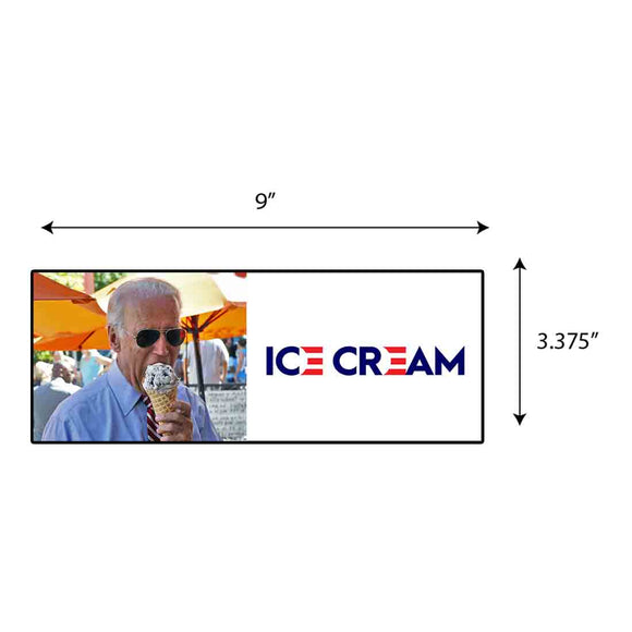 Biden Ice Cream Sticker