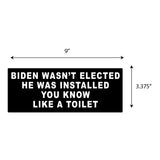 Biden Like A Toilet Sticker