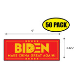 Biden Make China Great Again Sticker
