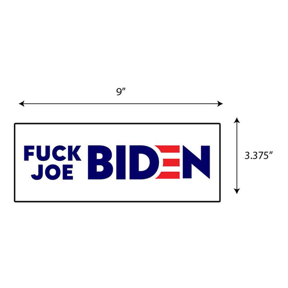 F Joe Biden Logo Sticker