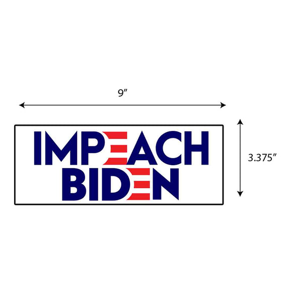 Impeach Biden Sticker