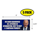 Joe Biden Abandoned U.S. Citizens Sticker