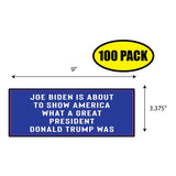 Joe Biden Is About To Show Sticker