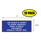 Joe Biden Is About To Show Sticker