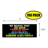 Joe Biden Someone Elses Puppet Sticker