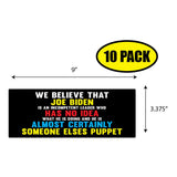 Joe Biden Someone Elses Puppet Sticker