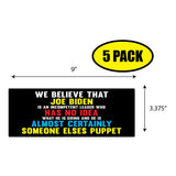 Joe Biden Someone Elses Puppet Sticker