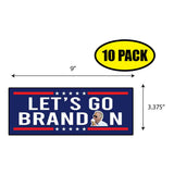 Lets Go Brandon Biden Ice Cream Sticker