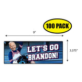 Lets Go Brandon Cheerleader Sticker