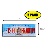 LGB Lic Plate Alaska Sticker