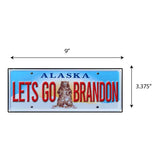 LGB Lic Plate Alaska Sticker