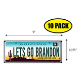 LGB Lic Plate Arizona Sticker