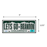 LGB Lic Plate Colorado Sticker