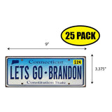 LGB Lic Plate Connecticut Sticker