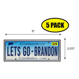 LGB Lic Plate Connecticut Sticker