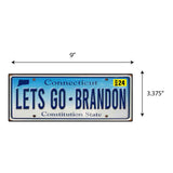 LGB Lic Plate Connecticut Sticker