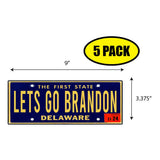 LGB Lic Plate Delaware Sticker