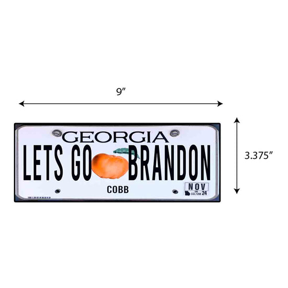 LGB Lic Plate Georgia Sticker