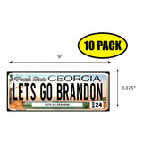 LGB Lic Plate Georgia Sticker