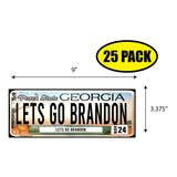 LGB Lic Plate Georgia Sticker