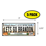 LGB Lic Plate Georgia Sticker