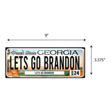 LGB Lic Plate Georgia Sticker