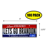 LGB Lic Plate Idaho Sticker