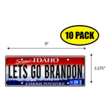 LGB Lic Plate Idaho Sticker