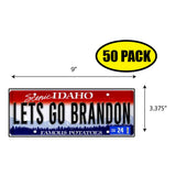 LGB Lic Plate Idaho Sticker